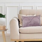 Kit 2 Capas Para Almofada Drapeada Em Veludo Retangular 60x40