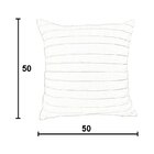 Kit 2 Capas Para Almofada Drapeada Line Em Veludo Quadrada 50