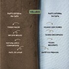 Kit 2 Capas Para Almofada Drapeada Line Em Veludo Quadrada Ma