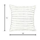 Kit 2 Capas Para Almofada Drapeada Line Em Veludo Quadrada Ma