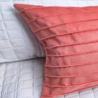 Kit 2 Capas Para Almofada Drapeada Line Em Veludo Quadrada Ro