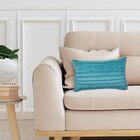 Kit 2 Capas Para Almofada Drapeada Line Em Veludo Retangular