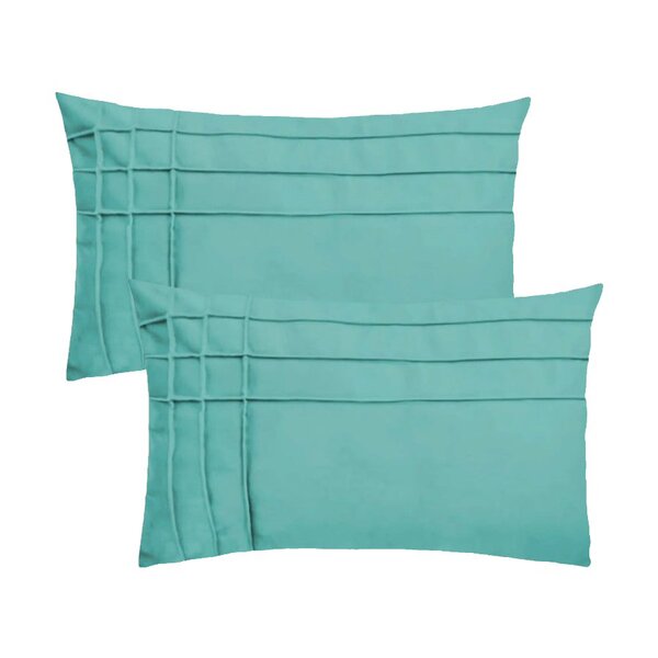 Kit 2 Capas Para Almofada Drapeada Line T Retangular Em Velud