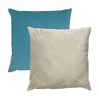 Kit 2 Capas Para Almofada Em Veludo Liso Quadrada 50x50 Bege