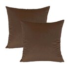 Kit 2 Capas Para Almofada Em Veludo Liso Quadrada Várias Core