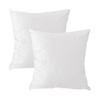 Kit 2 Capas Para Almofada Em Veludo Liso Quadrada Várias Core