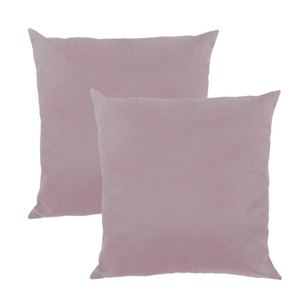 Kit 2 Capas Para Almofada Em Veludo Liso Quadrada Várias Core