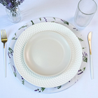 Kit 2 Capas Sousplat Com Base Mdf Allegra Lilás 35cm