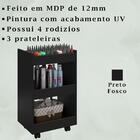 Kit 2 Carrinho Organizador Salao Estetica Manicure Mobbs