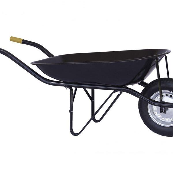 Kit 2 Carrinhos Mão Metálico Oval 45l Pneu E Câmara  Maestro