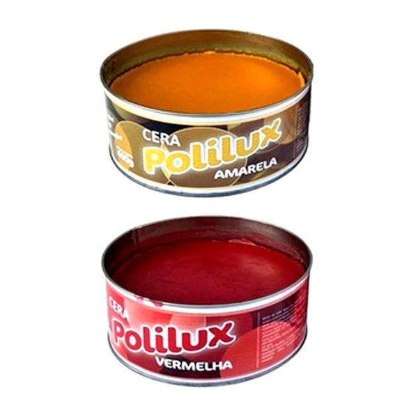 Kit 2 Cera Pastosa Polilux Lata Amarela E Vermelha 400g | Leroy Merlin