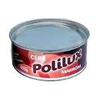 Kit 2 Cera Pastosa Polilux Lata Incolor E Marrom 400g