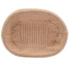 Kit 2 Cestas Porta Pão 27x20cm E 24x17cm Oval Rattan Plástico