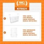 Kit - 2 Cestos Organizador Nextgen Para Nf E Hf Metalfrio + 2