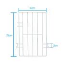 Kit - 2 Cestos Organizador Nextgen Para Nf E Hf Metalfrio + 2