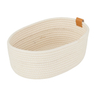 Kit 2 Cestos Organizadores Magda Cream White Sensea