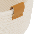 Kit 2 Cestos Organizadores Magda Cream White Sensea