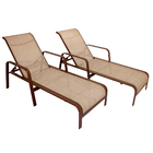 Kit 2 Chaises 1 Mesa 4 Cadeiras 1 Mesinha Ombrelone C/base -