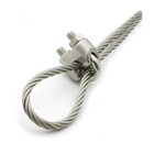 Kit 2 Clips Grampado Para Cabo De Aço 10mm 3/8''