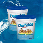 Kit 2 Cloros Hipoclorito Domclor 10 Kg Balde Piscina Dominus