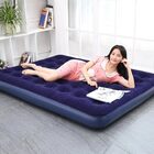 Kit 2 Colchões Infláveis Casal Flocked Comfort Com Bomba Elét