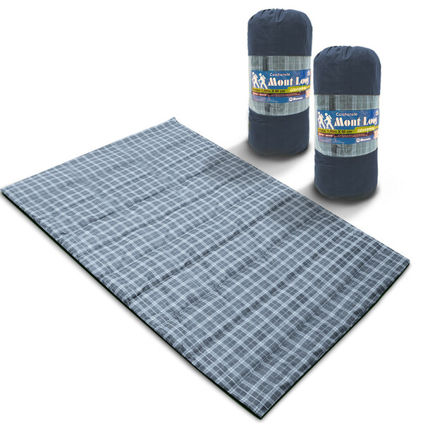 Kit 2 Colchonetes Casal 190x130cm Com Bolsa Para Transporte -