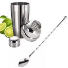 Kit 2 Colheres Bailarina Inox 29cm Para Drinks Profissional A