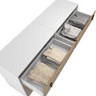 Kit 2 Cômodas 4 Gavetas 90cm Melissa Branco/ Cinza