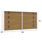 Kit 2 Cômodas 4 Gavetas 90cm Melissa Branco/xingu