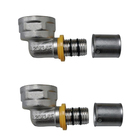 Kit 2 Conexão Joelho Cotovelo P/ Gás 90° 16mm Rf 1/2'' Pex