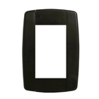 Kit 2 Conjunto 3 Tomadas Preta Monobloco 2p+t 10a 250v 4x2