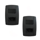 Kit 2 Conjunto Interruptor Simples + Tomada 20a 250v Preta