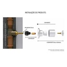 Kit 2 Conversor Adaptador Registro Docol X Acabamento Deca