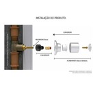 Kit 2 Conversor Adaptador Registro Docol X Acabamento Deca