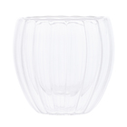 Kit 2 Copos De Café De Vidro Classic Parede Dupla 80ml Lyor