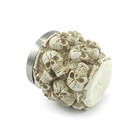 Kit 2 Copos Shot Dose Em Aço Inox Resina Colecionável Decorat