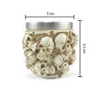 Kit 2 Copos Shot Dose Em Aço Inox Resina Colecionável Decorat