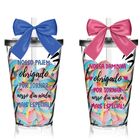 Kit 2 Copos Twister Personalizados Agradecimento Para Pajem E