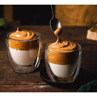 Kit 2 Copos Vidro Borossilicato Parede Dupla Coração 230ml