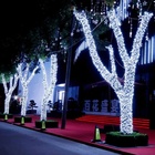 Kit 2 Cordão 300 Leds Fixo 30m Branco Frio Fio Verde Bivolt