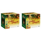 Kit 2 Cortina Pingente Arvore Branco Quente 108 Leds 4m Bivolt