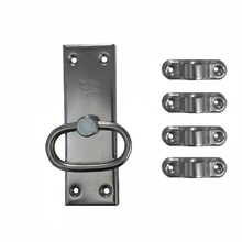 Kit 2 Cremona Inox + 2 Vara Cremona Zincada Ovalada 1,5m