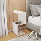 Kit 2 Criado Mudo Mesa De Cabeceira Tipo S Branco Mvd Móveis