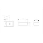 Kit 2 Cubas Apoio 44cmx25cm Com Mesa Basic Curve1 Celite Bran
