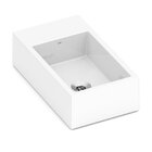 Kit 2 Cubas Apoio 44cmx25cm Com Mesa Basic Curve1 Celite Bran