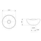 Kit 2 Cubas De Apoio 37,5x37,5cm Ruy Ohtake Roca Bege