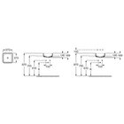 Kit 2 Cubas De Apoio 370x370 Inspira Square Roca Branco