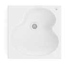 Kit 2 Cubas De Apoio 41x41cm Ruy Ohtake Roca Blanco Mate