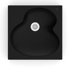 Kit 2 Cubas De Apoio 41x41cm Ruy Ohtake Roca Matte Black