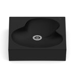 Kit 2 Cubas De Apoio 41x41cm Ruy Ohtake Roca Matte Black